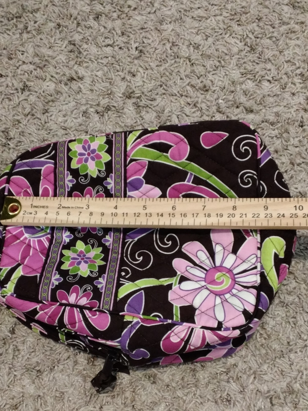 Retired Vera Bradley Purple Punch Mini Bag